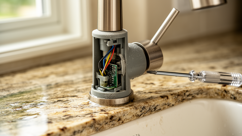 delta touch faucet not working